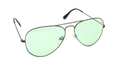 Grey Aviator Men Sunglasses (M165GR39G|58)