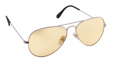 Gold Aviator Men Sunglasses (M165YL31|58)