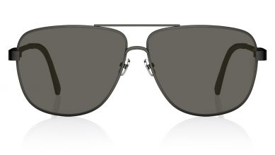 Grey Wayfarer Men Sunglasses (M183BK4P|59)