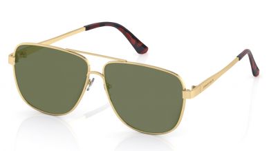 Gold Wayfarer Men Sunglasses (M183GR5P|59)