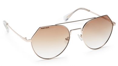 Gold Oval Women Sunglasses (M192BR2F|55)
