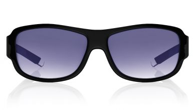 Black Wraparound Men Sunglasses (P089BK1|61)