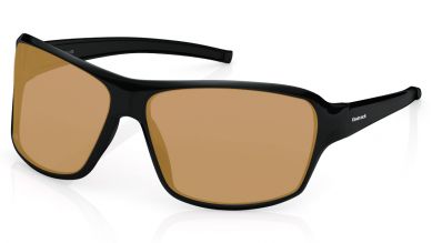 Black Wraparound Men Sunglasses (P222BR2|62)