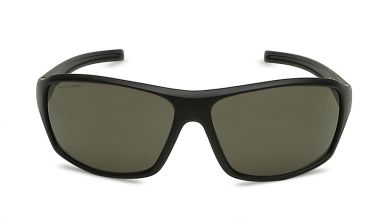 Black Wraparound Men Sunglasses (P222GR1|62)