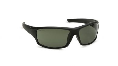 Black Wraparound Men Sunglasses (P223GR1|66)
