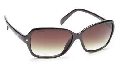Brown Bugeye Women Sunglasses (P312BR1F|57)