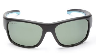 Black Wraparound Men Sunglasses (P314GR2P|60)