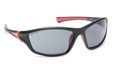 Black Wraparound Men Sunglasses (P351BK1|62)