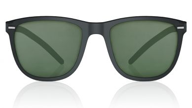 Black Wayfarer Men Sunglasses (P365GR2|53)