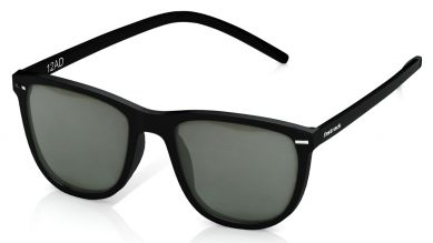 Black Wayfarer Men Sunglasses (P365GR3P|53)
