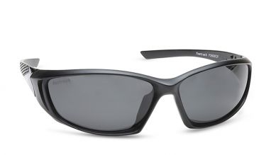 Black Wraparound Men Sunglasses (P386BK2P|64)