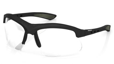 Black Wraparound Men Sunglasses (P405WH1|72)
