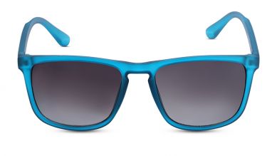 Blue Wayfarer Men Sunglasses (P407BK5|58)