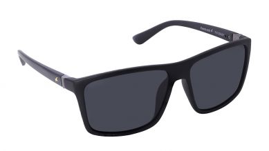 Black Square Men Sunglasses (P410BK6P|58)