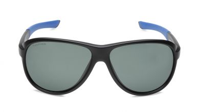 Black Sports Men Sunglasses (P416GR2P|60)
