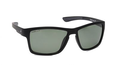 Black Square Men Sunglasses (P420GR4P|58)