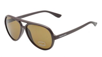 Brown Aviator Men Sunglasses (P426BR2|61)