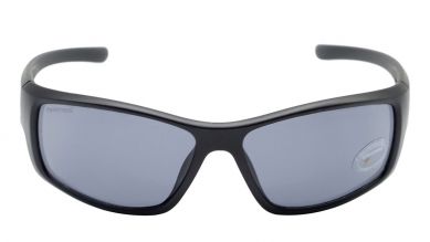 Black Wraparound Men Sunglasses (P427BK1|63)