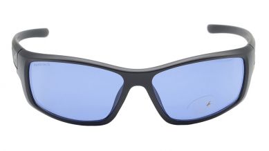 Black Wraparound Men Sunglasses (P427BU4|63)
