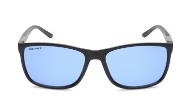 Black Wayfarer Men Sunglasses (P429BU4|58)