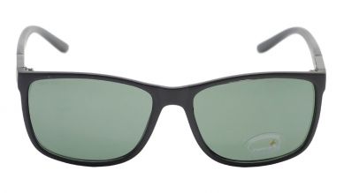 Black Wayfarer Men Sunglasses (P429GR3|58)