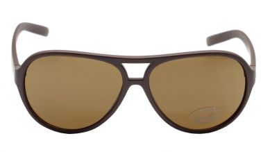 Brown Aviator Men Sunglasses (P430BR2|60)
