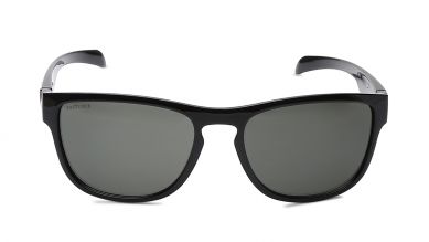 Black Wayfarer Men Sunglasses (P445GR1|55)
