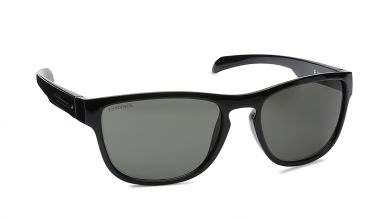Black Wayfarer Men Sunglasses (P445GR1|55)