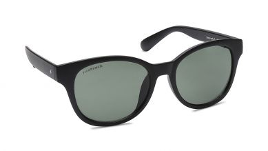 Black Round Men Sunglasses (P446GR3|54)
