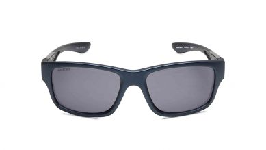 Black Wayfarer Men Sunglasses (P448BK5T|57)