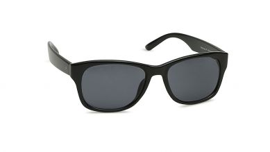 Black Wayfarer Men Sunglasses (PC001BK19|54)