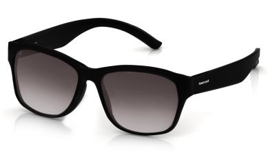 Black Wayfarer Men Sunglasses (PC001BK20|54)