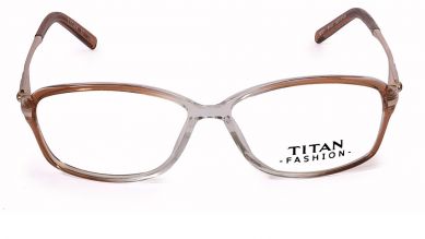 Brown Navigator Rimmed Eyeglasses (T2321B1A1|52)