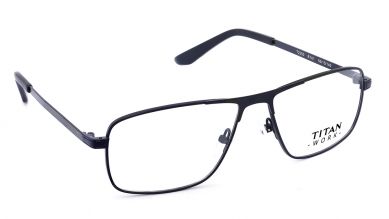 Black Navigator Rimmed Eyeglasses (T2350B1A1|56)