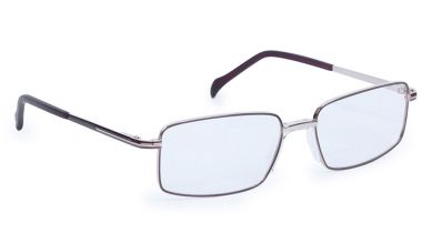 Gold Rectangle Rimmed Eyeglasses (T2356A1A1|54)