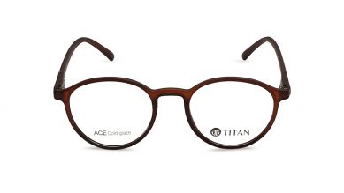 Brown Round Rimmed Eyeglasses (TA0034UFP1|52)