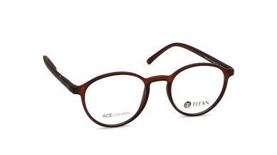 Brown Round Rimmed Eyeglasses (TA0034UFP1|52)