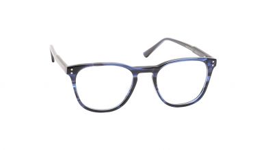 Blue Rimmed Unisex Eyeglasses (TA0075UFP1MBLV|46)
