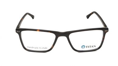 [IndiFit] Brown Rectangle Rimmed Eyeglasses (TC1013MFP2M|53)
