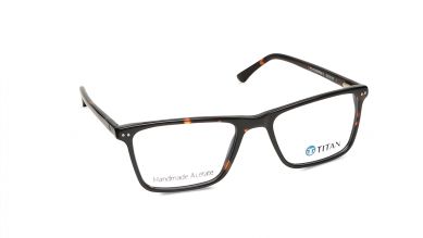 [IndiFit] Brown Rectangle Rimmed Eyeglasses (TC1013MFP2M|53)