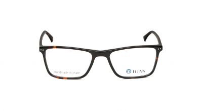 [IndiFit] Brown Square Rimmed Eyeglasses (TC1014MFP2L|56)