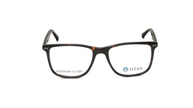 [IndiFit] Brown Square Rimmed Eyeglasses (TC1015MFP2S|50)