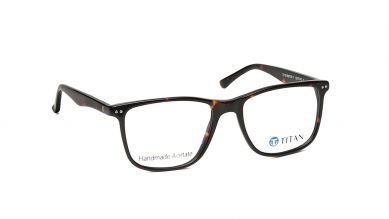 [IndiFit] Brown Square Rimmed Eyeglasses (TC1015MFP2S|50)
