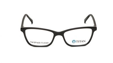 [IndiFit] Black Cateye Rimmed Eyeglasses  (TC1017WFP1S|48)