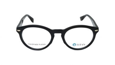 Black Round Men Eyeglasses (TC1065MFP1MBKV|52)