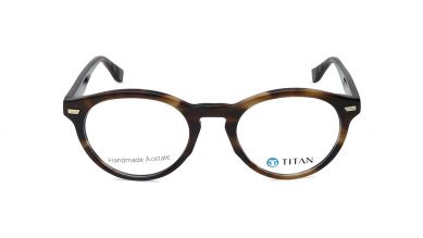 Brown Round Men Eyeglasses (TC1065MFP2MBRV|52)