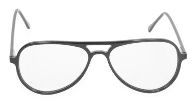 Black Aviator Rimmed Eyeglasses (TF1001UFP1|55)