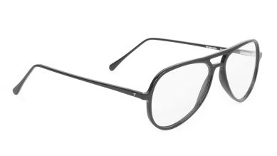 Black Aviator Rimmed Eyeglasses (TF1001UFP1|55)