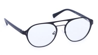 Black Aviator Rimmed Eyeglasses (TF1043MFM1|51)