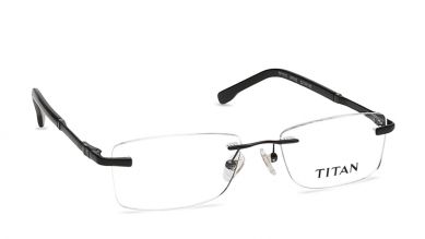 Black Rectangle Rimless Eyeglasses (TF1115MRM2|52)